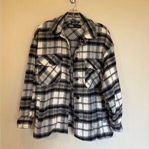 Zara Plaid Jacket